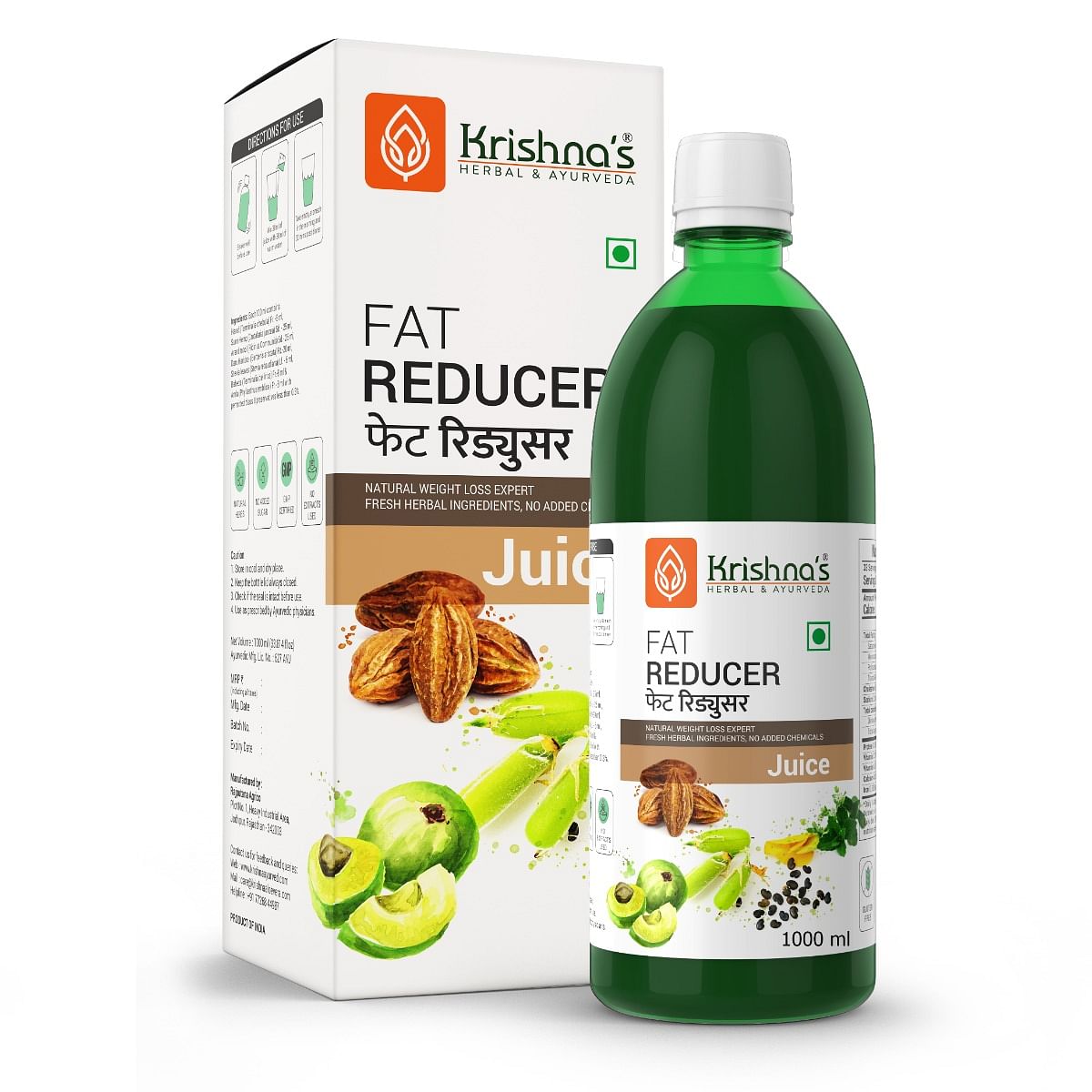 

Krishna's Fat Reducer Juice - 1000 ml (Pack of 1)