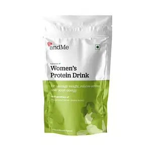 andMe Women's Plant Protein Powder, Choco Almond Flavour - 1 Kg