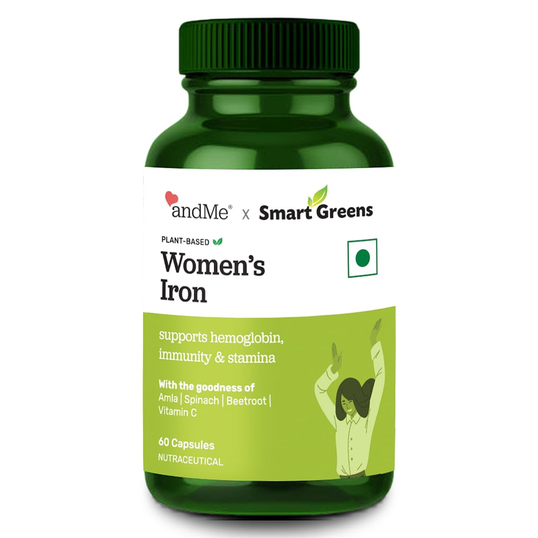 

andMe-Smart Green Plant Based Iron Capsules, 60 Capsules