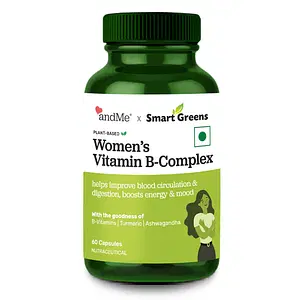 andMe Smart Greens Vitamin B-Complex Capsules - 60 Capsules