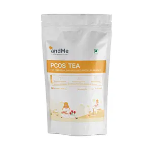 andMe PCOS PCOD Tea For Hormonal Balance, Kashmiri Kahwa Flavour - 15 Tea Bags
