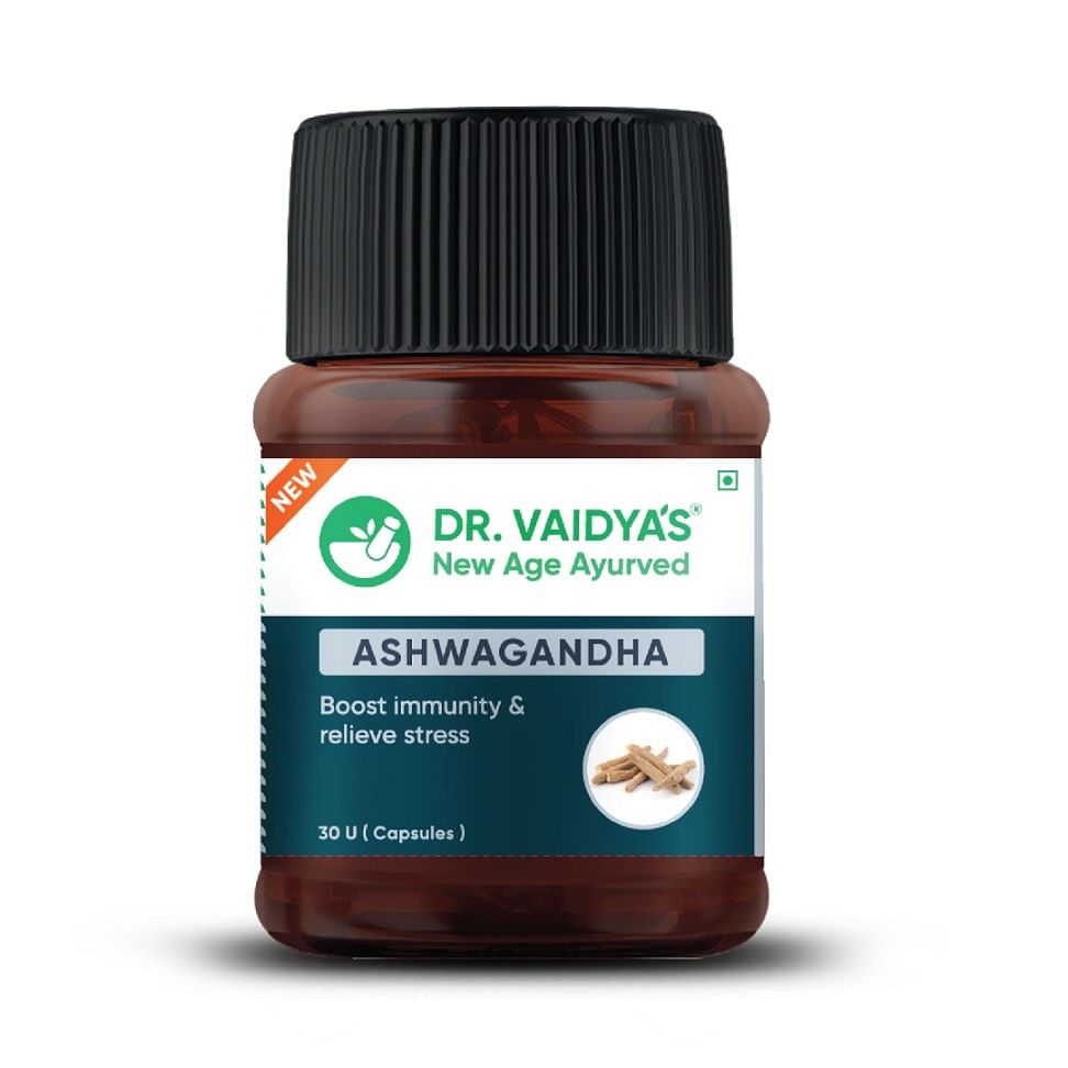 

Dr. Vaidya’s Ashwagandha Capsules | Immunity Booster | 30 Capsules