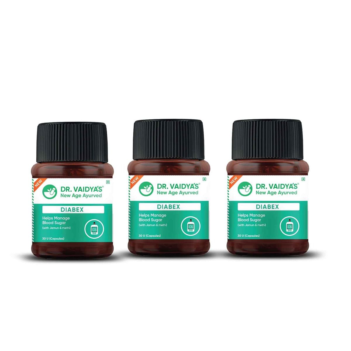 

Dr. Vaidya’s Diabex -30 Capsules - Pack Of 3