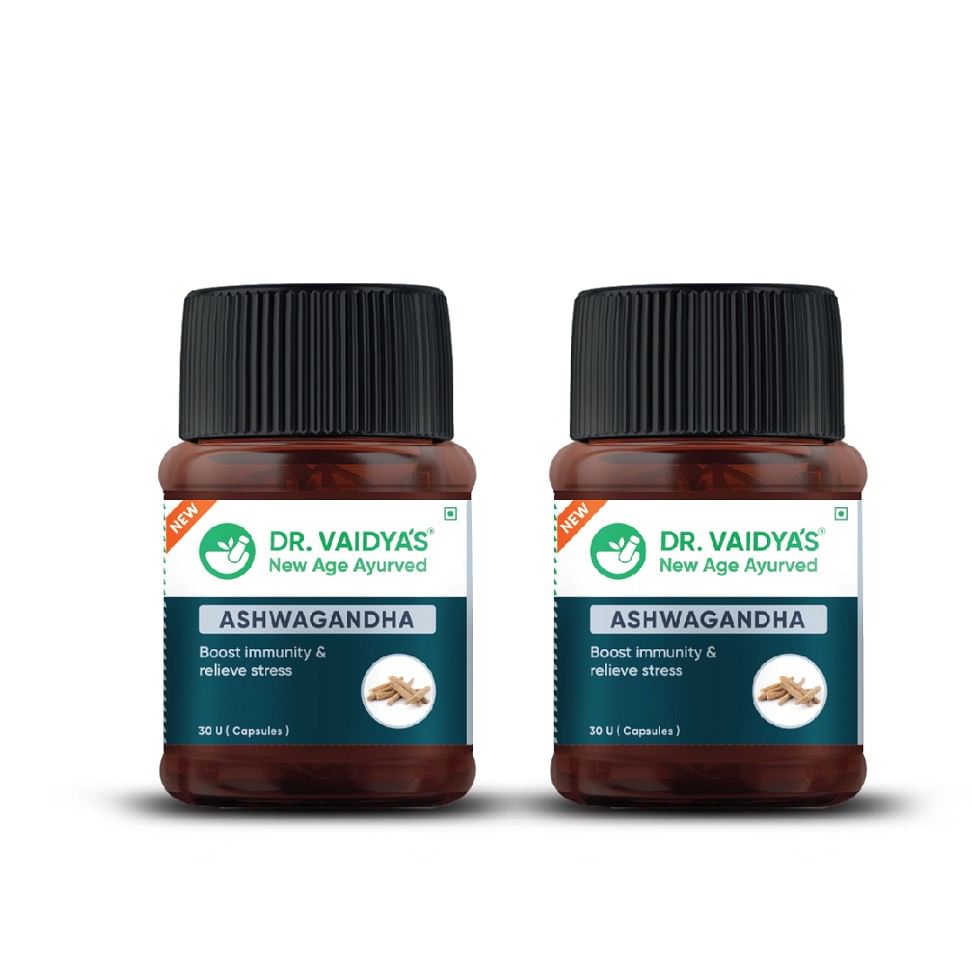 

Dr. Vaidya’s Ashwagandha -30 Capsules - Pack Of 2