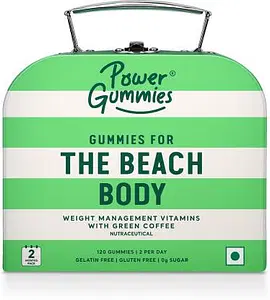 Power Gummies The Beach Body With Green Coffee, L-Carnitine & Vitamin C-Weight Management Gummy For Men & Women