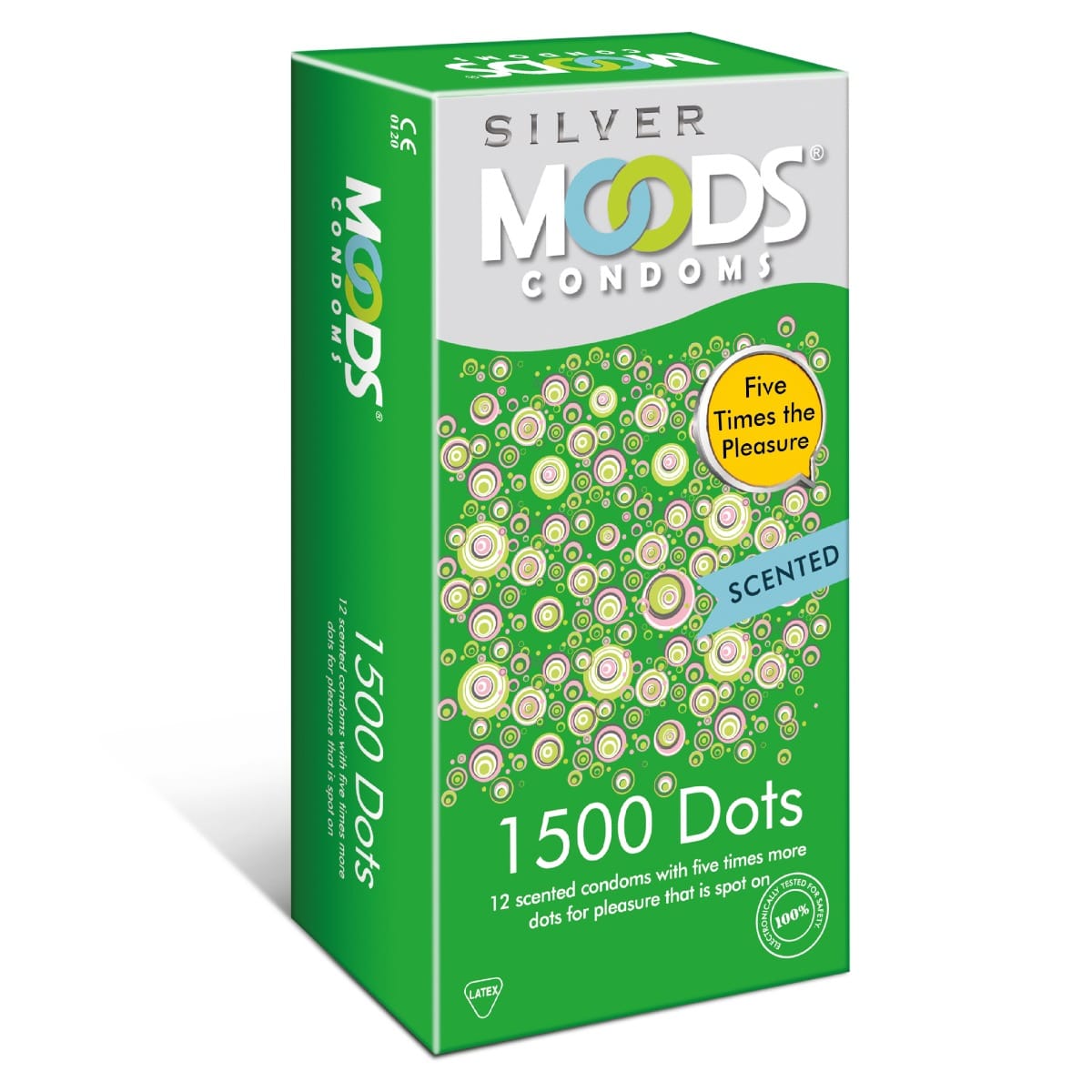 MOODS Silver 1500 dots 12s Condoms