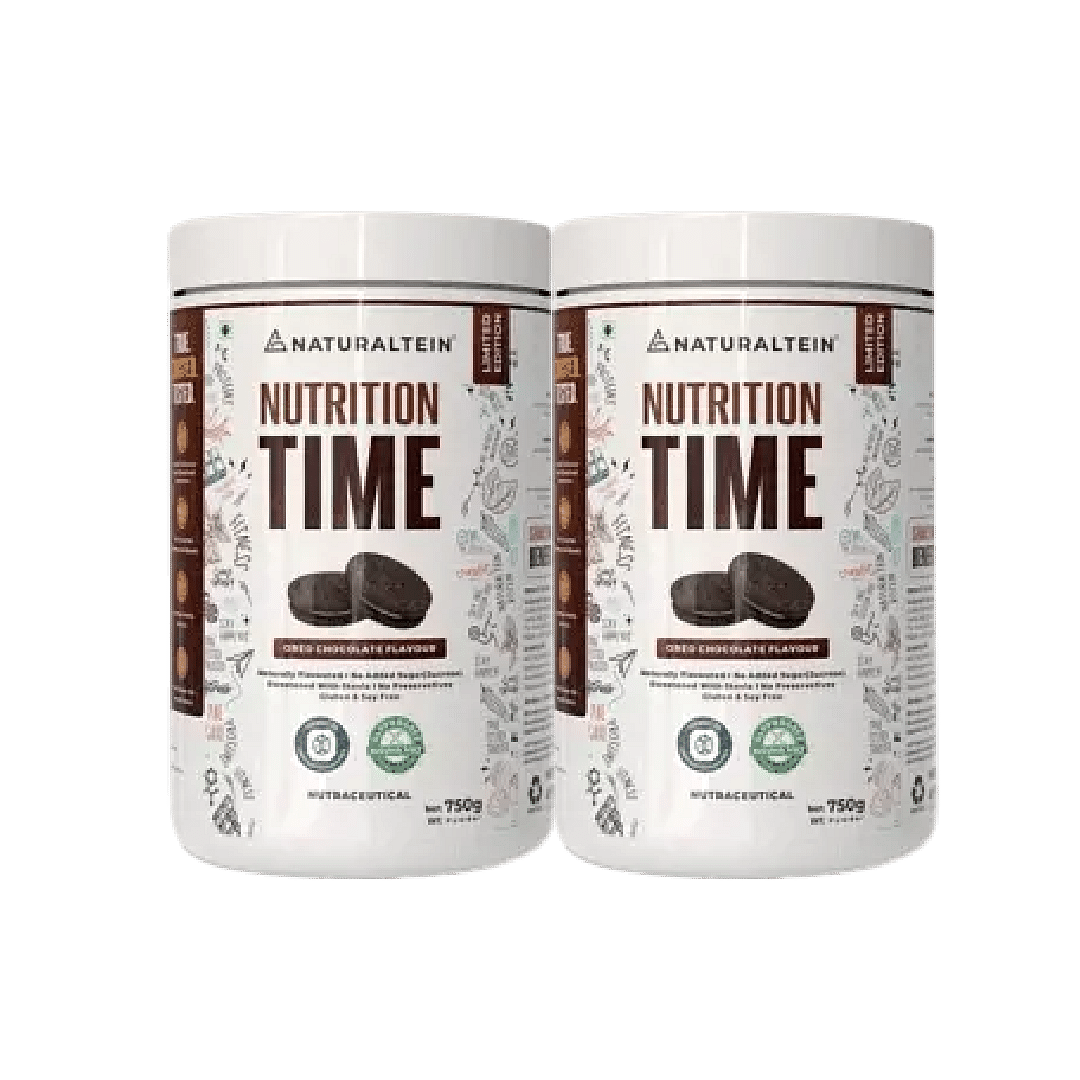 

NATURALTEIN Nutrition Time Oreo Chocolate - 750 gms - Pack of 2