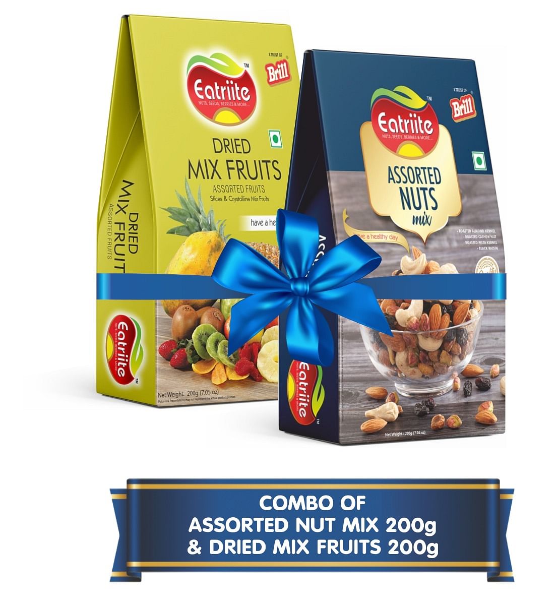

Eatriite Assorted Nut Mix & Dried Mix fruits Combo 400g (200g x 2)