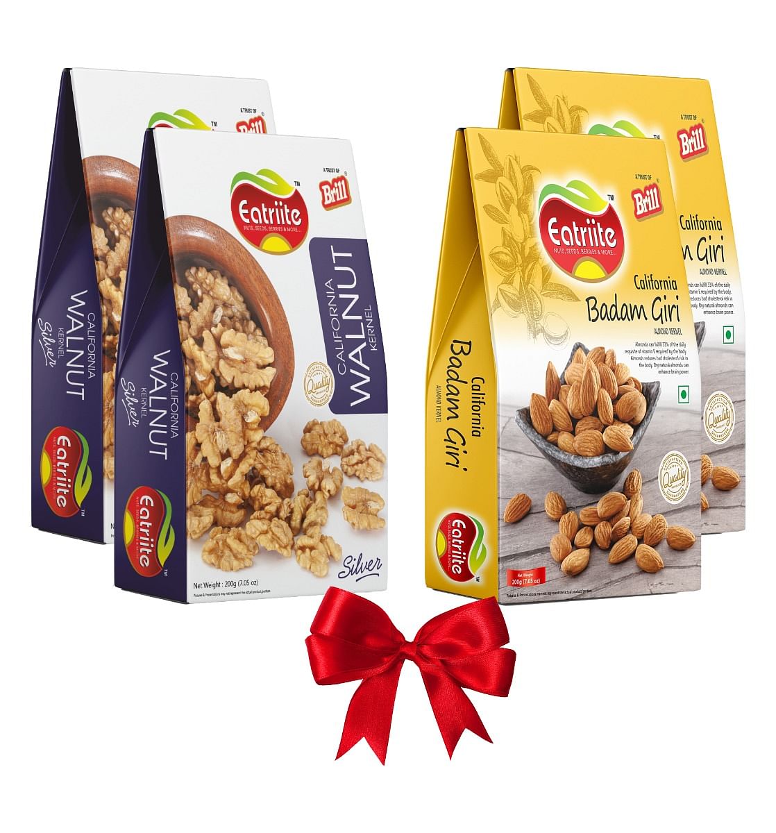 

Eatriite Badam & Walnut Sliver Pack Of 2 Walnuts (4 x 200 g)