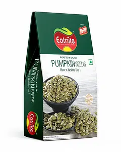 Eatriite Premium Roasted Pumpkin Seeds 200g | Lightly Salted for Healthy Diet | Immunity Booster and Fiber-Rich Superfood | Crunchy Healthy Snack