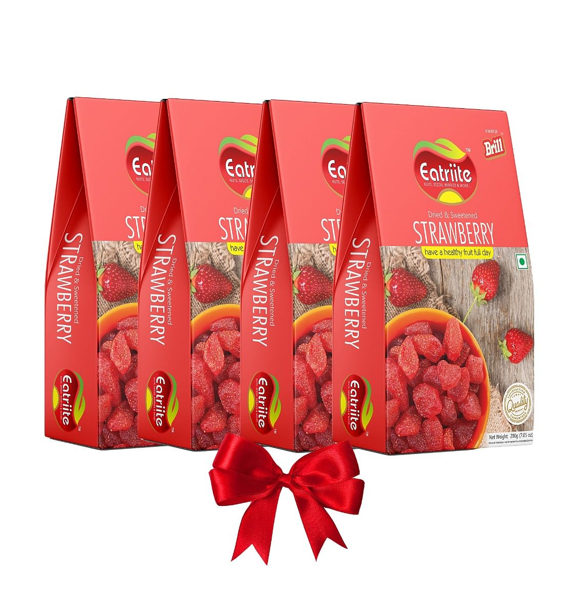 

Eatriite Dried & Sweetened Strawberries (4x200 g)