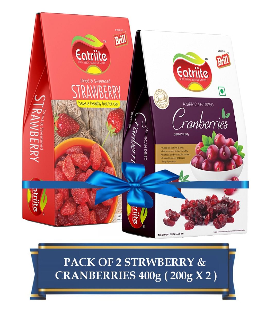 

Eatriite Strawberries & Cranberries Pack of 2 Strawberries, Cranberries (2 x 200 g)