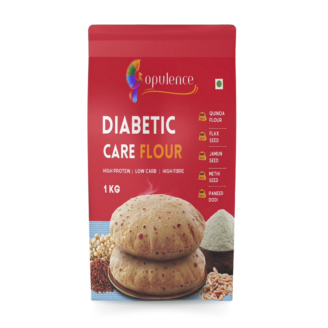 

Opulence - Diabetic Care Flour 1 KG|No Preservatives|Low Carb|Low Glycemic Index|Manage Diabetes with Plant based Natural Ingredients|Ideal to mana...