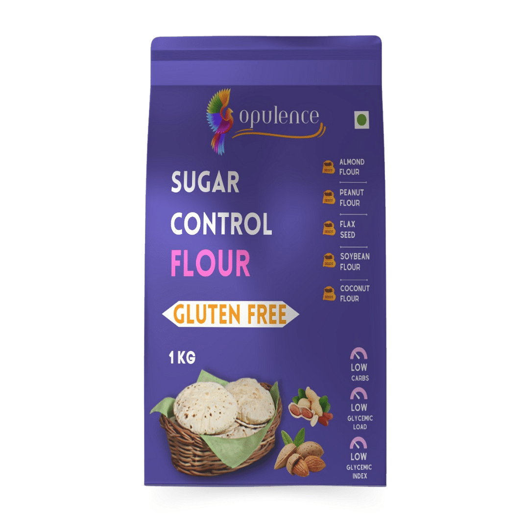 

Opulence-Sugar Control Gluten Free Atta 1KG|NO PRESERVATIVES|Plant based|Dietitian recommended,Low Glycemic Index with expert Blend of Nutrient-Ric...