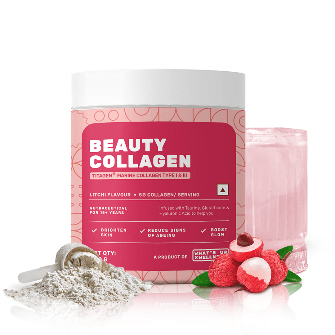 

What’s Up Beauty Collagen with Glutathione, Biotin, & Vitamin C for brighter, youthful, & spotless skin. Certified Titagen Collagen. Benefits Skin,...