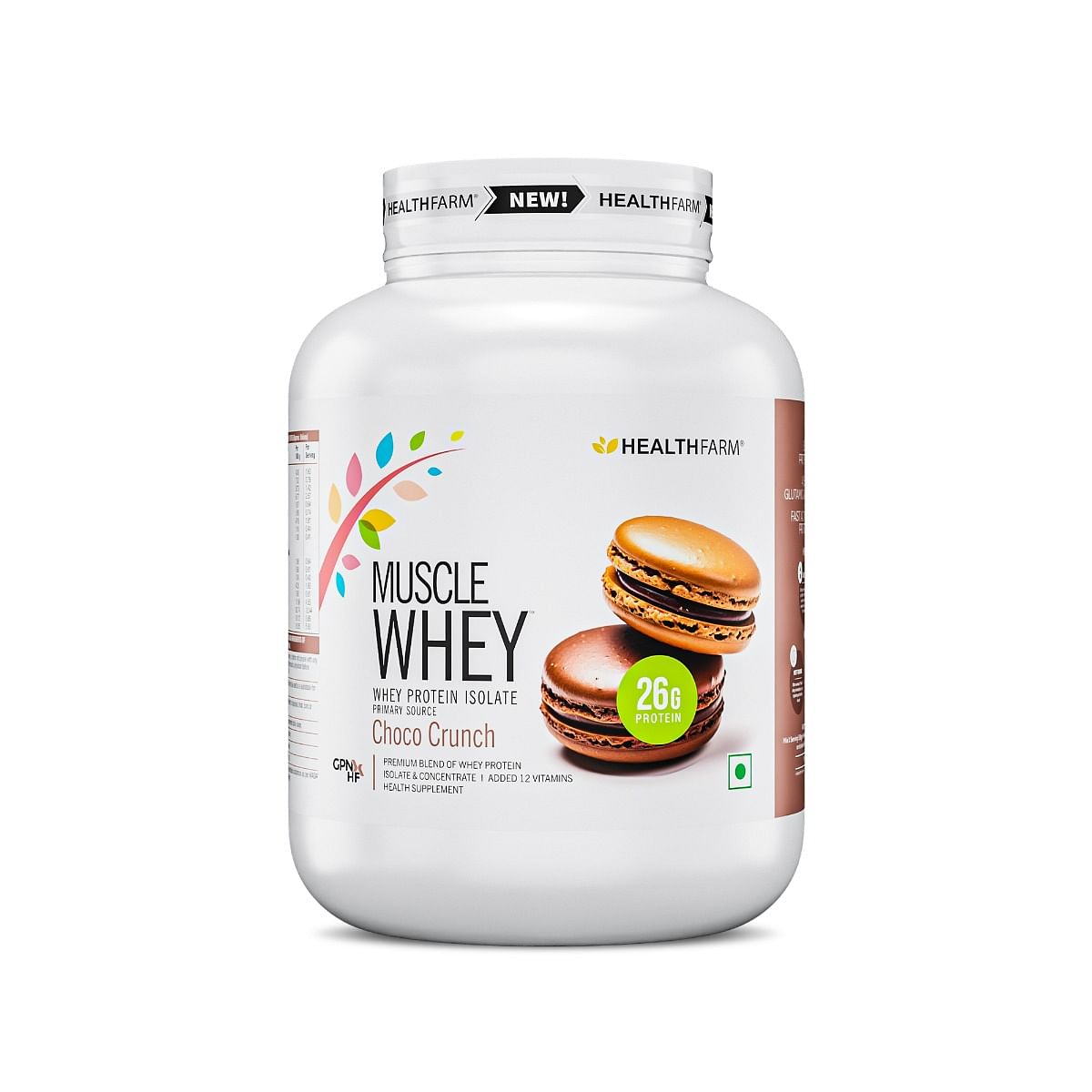 

Healthfarm Muscle Whey protein (Choco Crunch, 2kg)