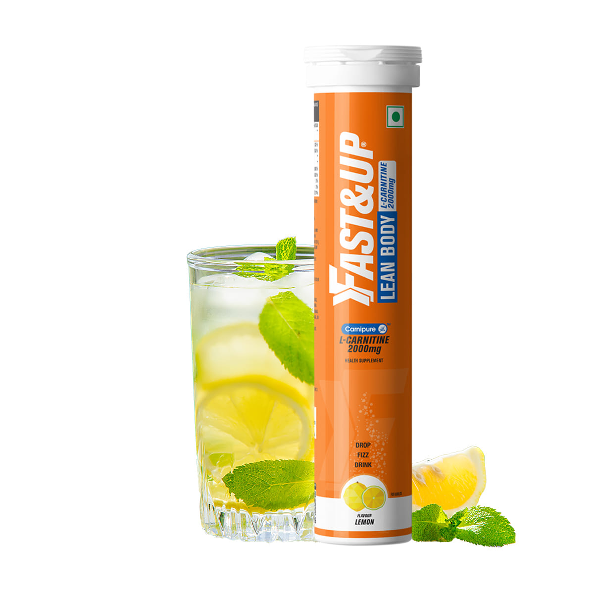 

Fast & Up L-Carnitine Tartrate 1000mg, Fat Burner, Supports Weight Loss, Fuels Metabolism (20 Tablets)