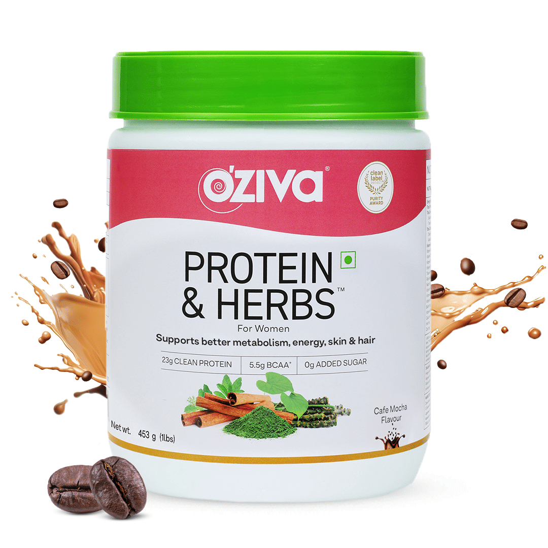 OZiva Protein & Herbs for Weight Management, Women