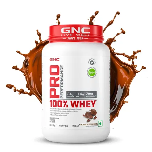 GNC PRO PERFORMANCE 100% WHEY PROTEIN POWDER 2LBS | 24G PROTEIN ...