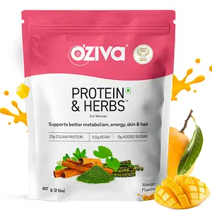 OZiva Protein & Herbs for Women, Mango
