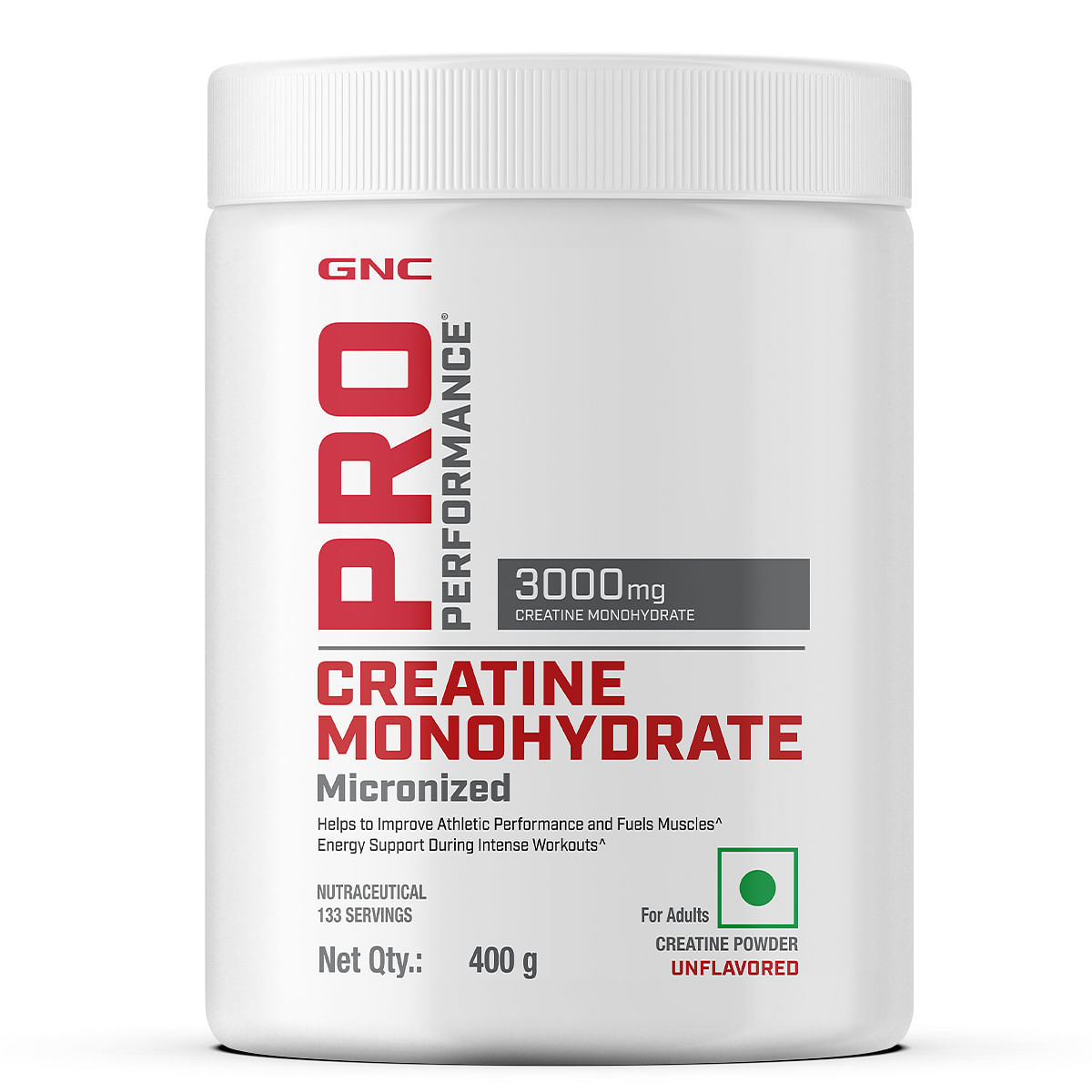 GNC Pro Performance Creatine Monohydrate | 133 Servings | Boosts ...