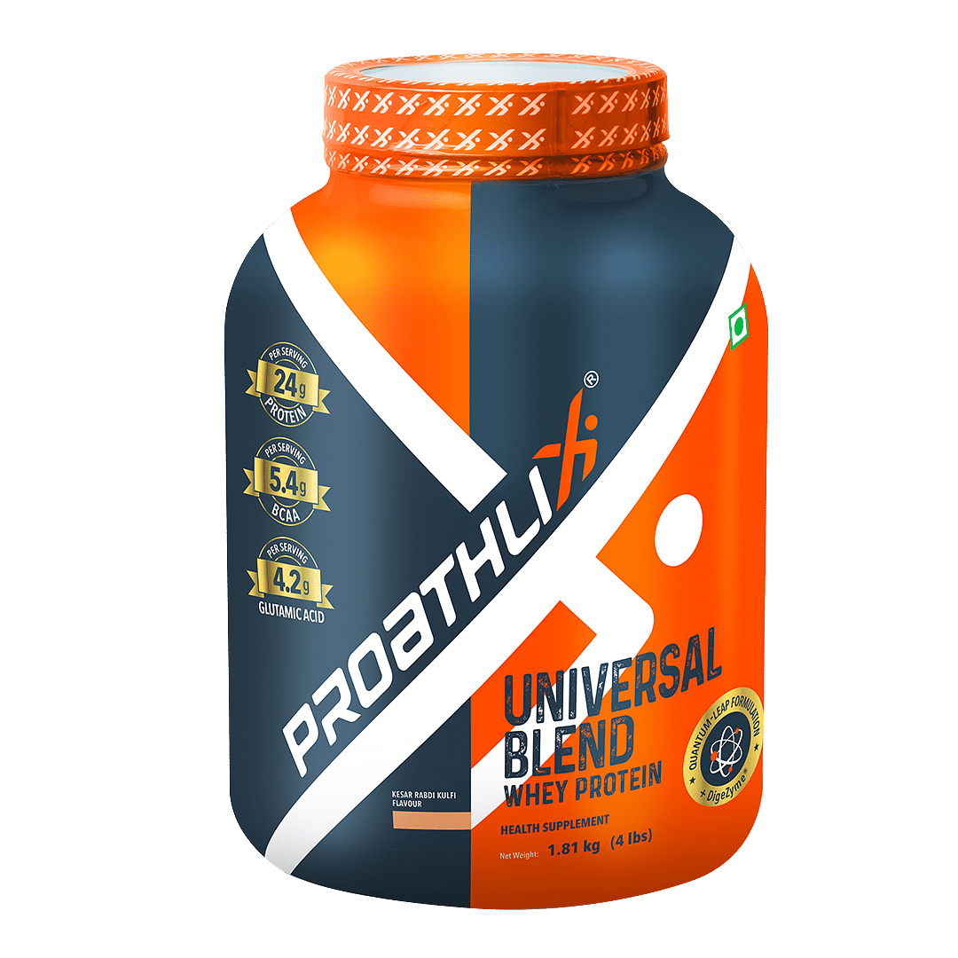 

Proathlix Universal Blend Whey Protein Kesar Rabdi Kulfi 1.81 KG (4 Lbs)