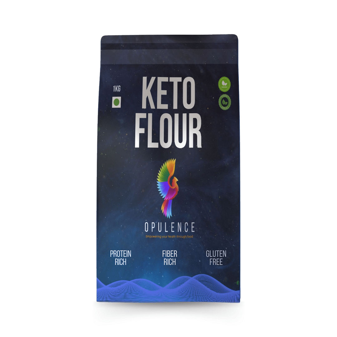 

Opulence-Keto Flour( 1KG)|NO PRESERVATIVES(Plant Based Natural Ingredients)|Gluten Free|Protein-Rich,Fiber-Rich|Premium Blend|Ideal for Keto Diet a...