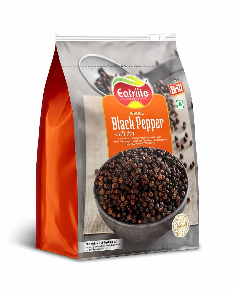 

Eatriite Black pepper 100% pure black pepper, No Preservatives or No Chemicals -250g