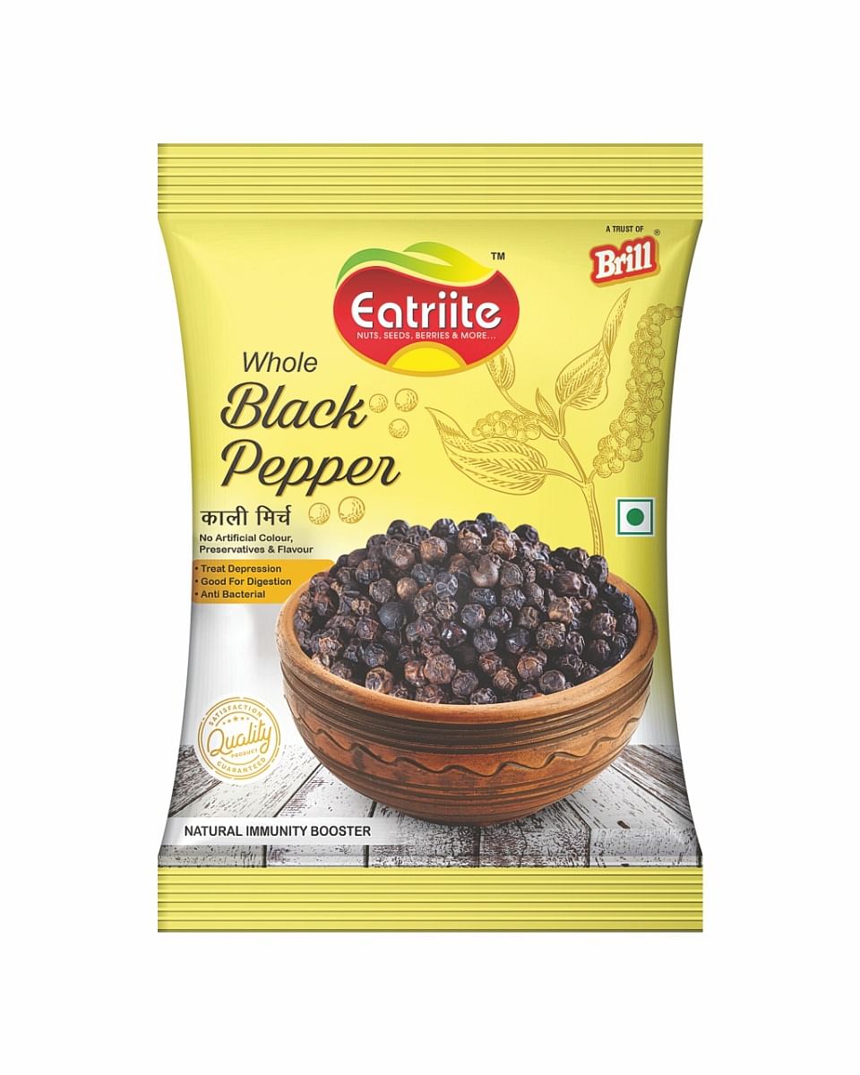 

Eatriite Black pepper 100% pure black pepper, No Preservatives or No Chemicals -100g