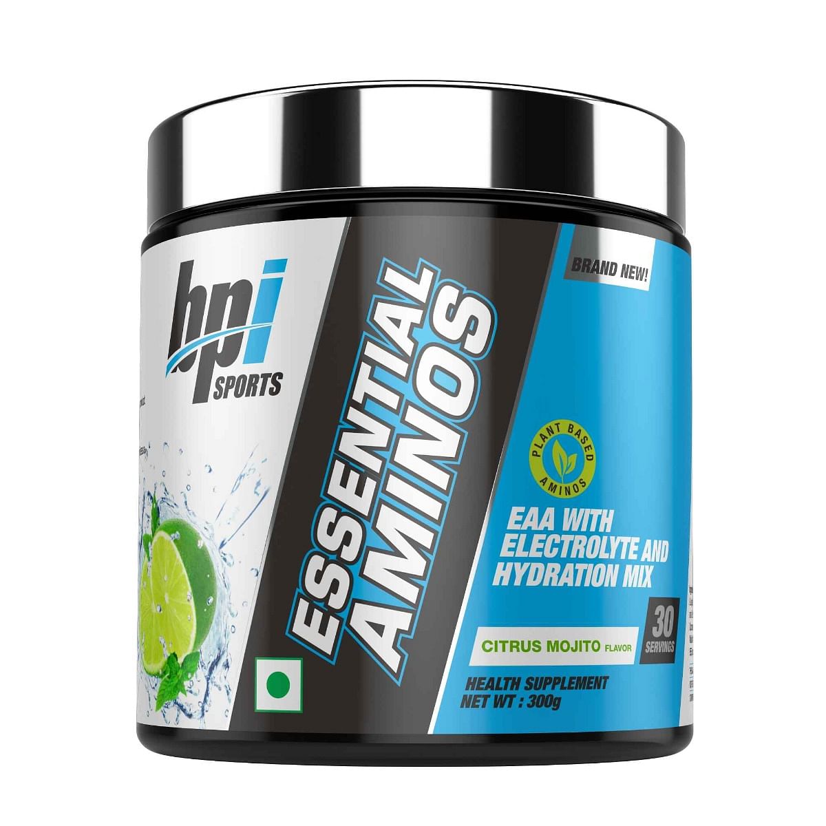 

BPI Sports Essential Aminos | Essential Amino Acids (EAAs) | Recovery, Muscle Growth, Hydration| Citrus Mojito | 30 Servings | 300 gm