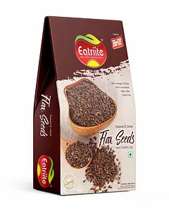 Eatriite Flax Seeds for Eating Rich in Fiber for Weight Management - Raw Unroasted Flax Seed- 200 G