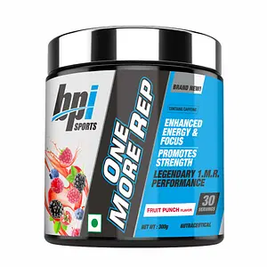 BPI Sports One More Rep Pre|Workout Powder | Increase Energy and Stamina | Intense Strength | Recover Faster | 300 GM|30 servings