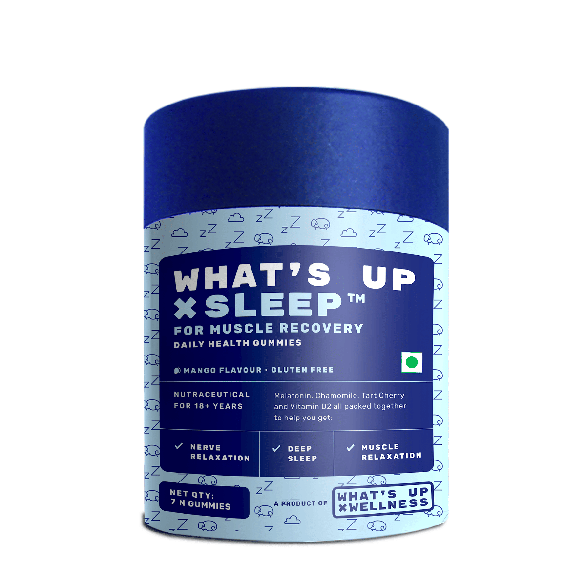 What's Up Wellness Melatonin Sleep Gummies for Muscle Recovery (7) Mango-picture-30