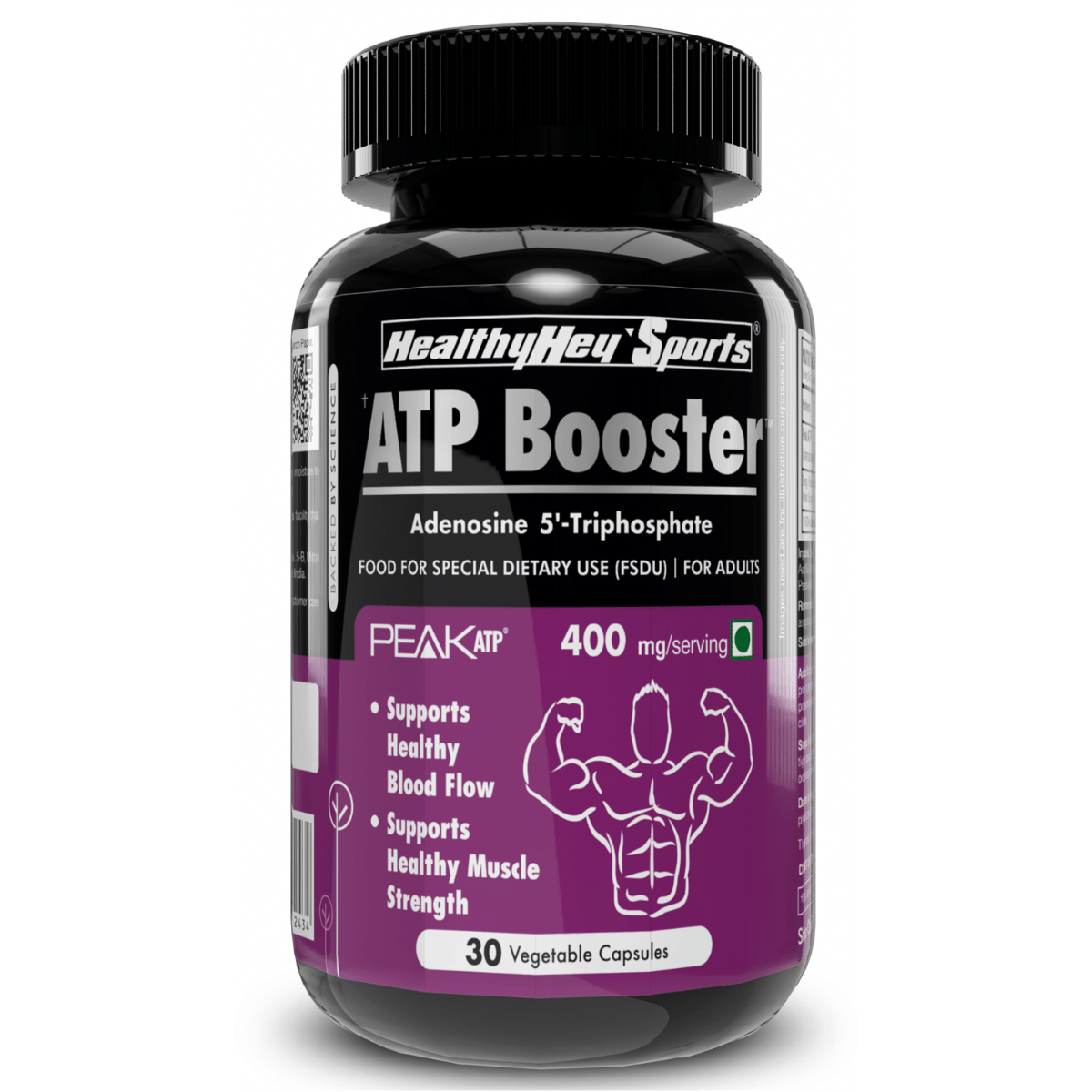 

HealthyHey Sports ATP Booster -30 Vegetable capsules