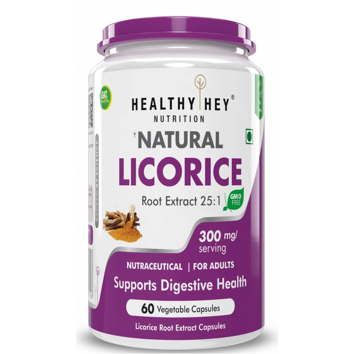 

Healthyhey Nutrition Licorice Extract 300 mg 60 capsules