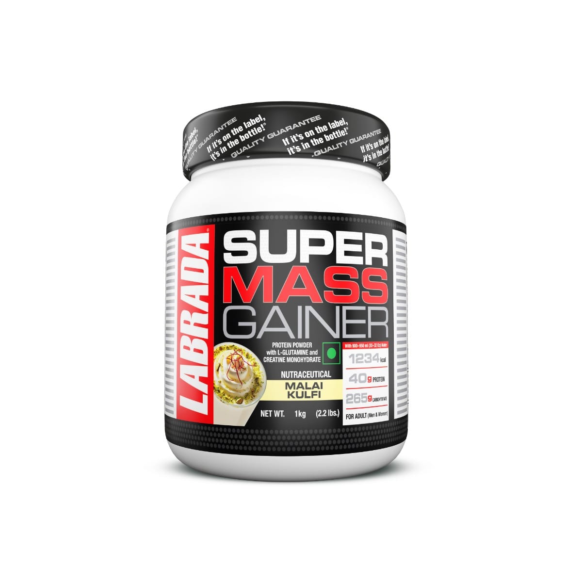 Labrada Super Mass Gainer 1Kg Malai Kulfi-picture-39