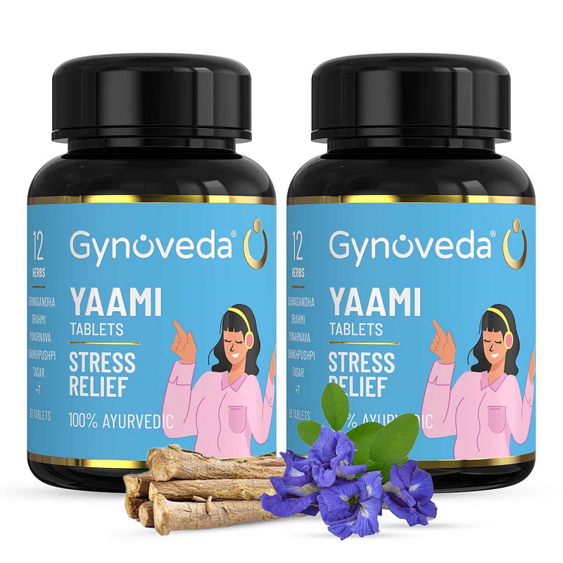 

Gynoveda Stress Relief Ashwagandha Tablet. Happy Hormone Serotonin To Relax Mind & Body, Reduce Anxiety. 1% Ayurvedic. ZERO Side Effects. 2 Bottle ...