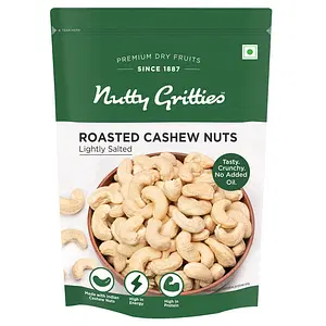 Nutty Gritties Roasted Cashews Nuts, Lightly Salted