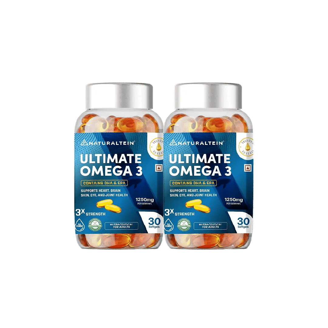 

NATURALTEIN Omega 3 Triple Strength - 30 Capsules - Pack of 2