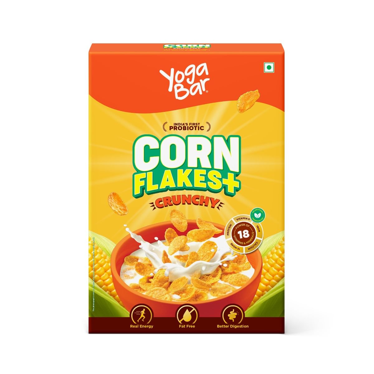 Yogabar Cornflakes Original Healthy Crunchy Breakfast cereals with