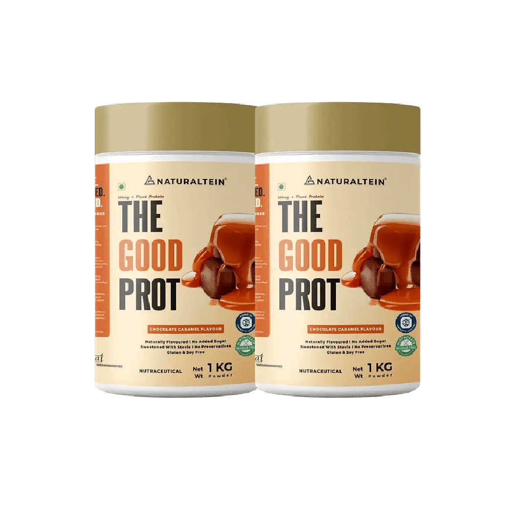 

NATURALTEIN The Good Prot Chocolate Caramel - 1 kg - Pack of 2