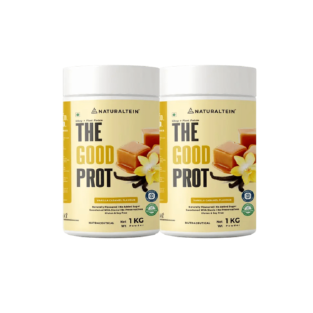 

NATURALTEIN The Good Prot Vanilla Caramel - 1 kg - Pack of 2