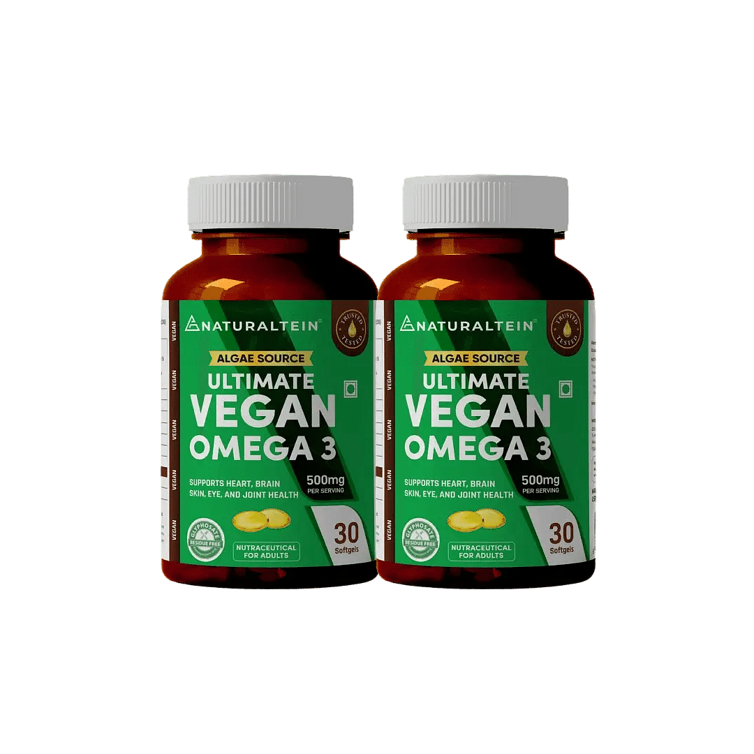 

NATURALTEIN Vegan Omega 3 - Algae (30 Capsules) - Pack of 2