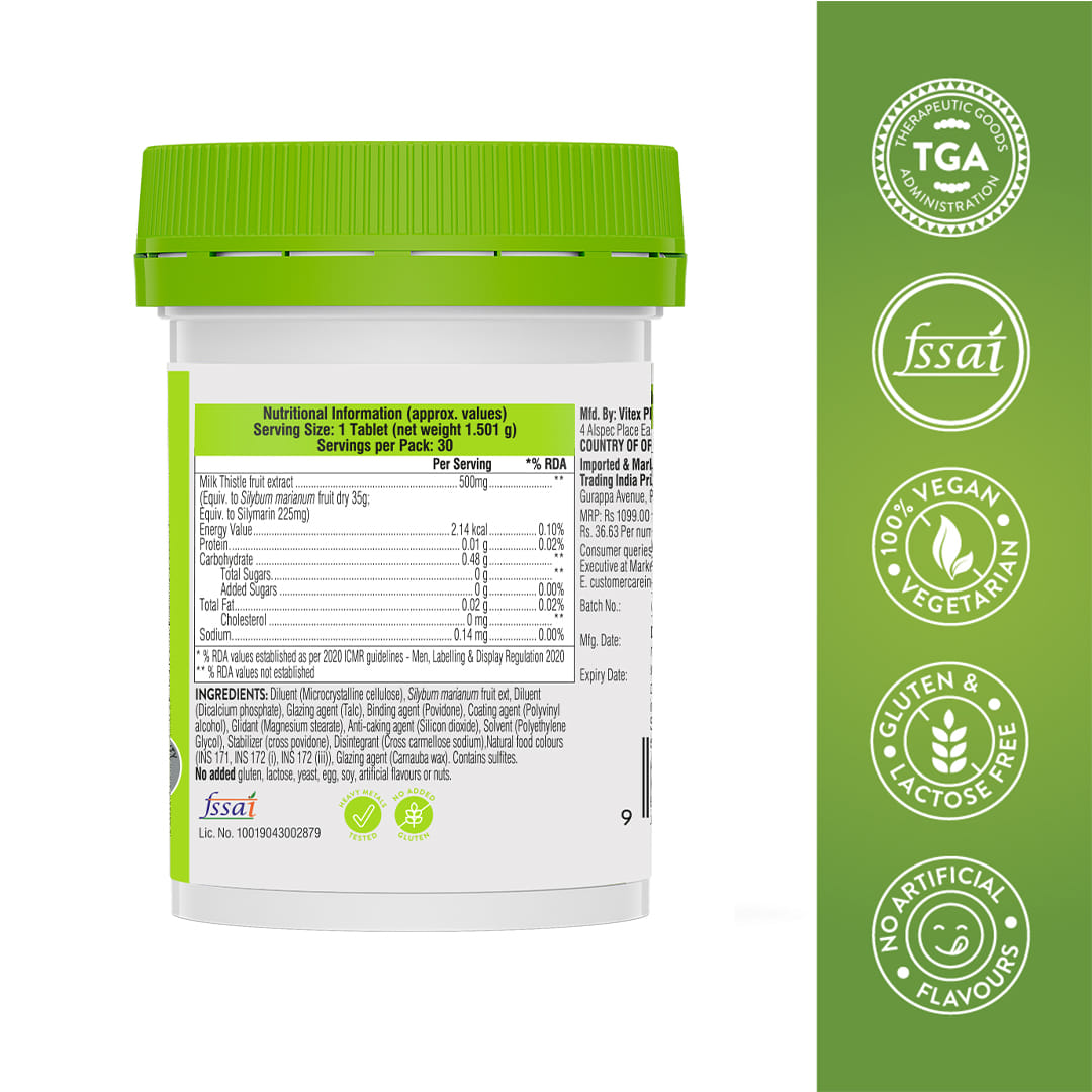 Swisse Ultiboost High Strength Milk Thistle, Supports Liver Health