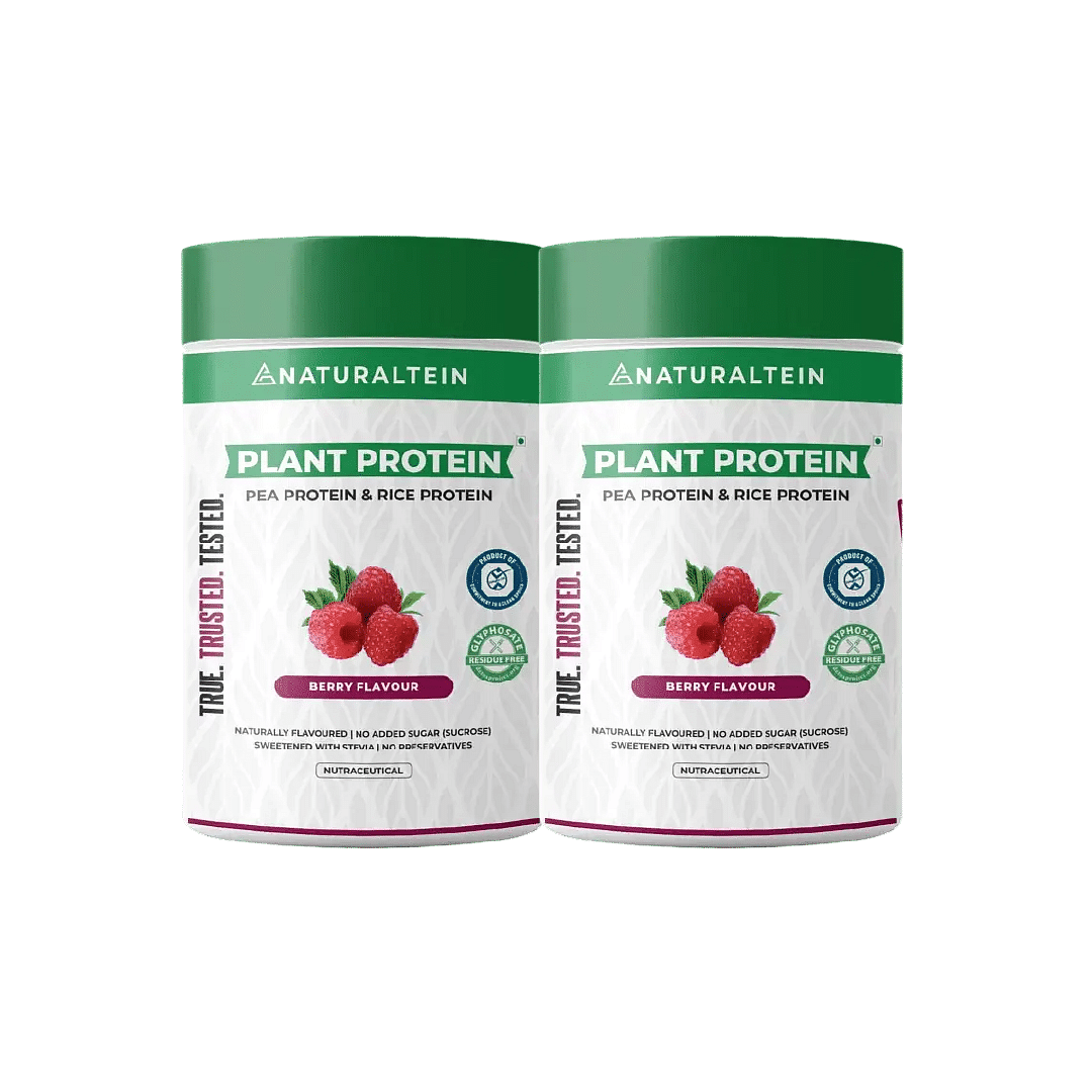 

NATURALTEIN Vegan Protein Berry - 500 gms - Pack of 2