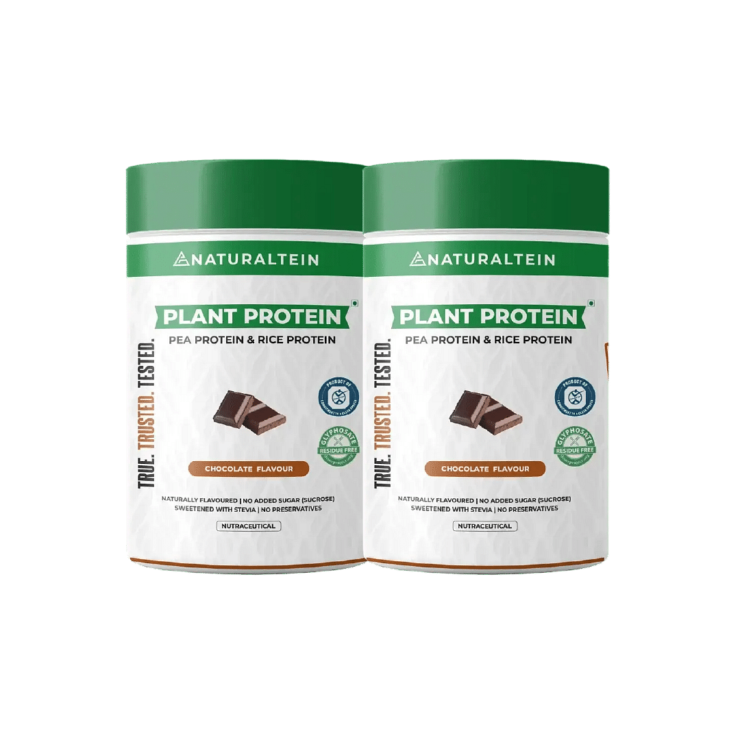 

NATURALTEIN Vegan Protein Chocolate - 500 gms - Pack of 2