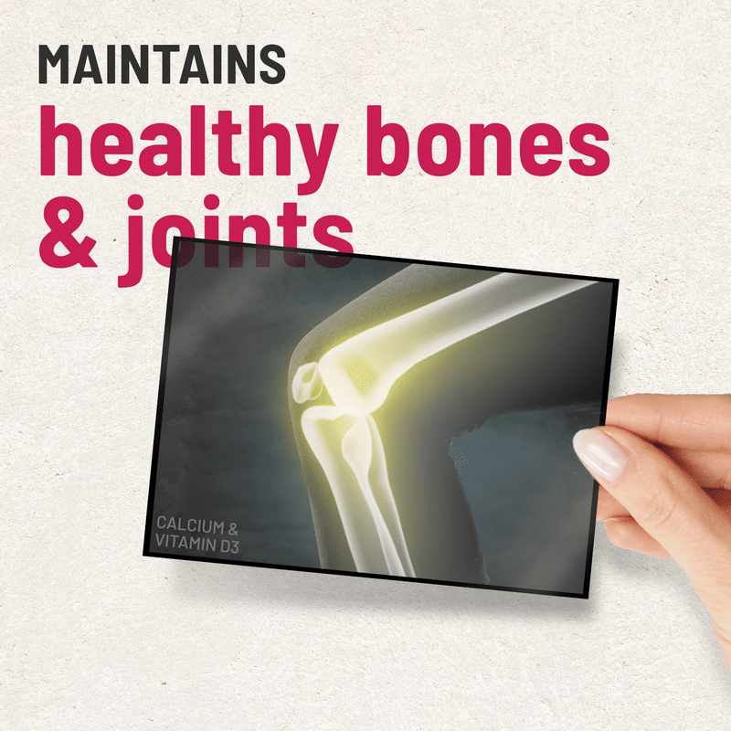 Gynoveda Calcium Vitamin D3 Supplement For Strong Bones & Joint Support