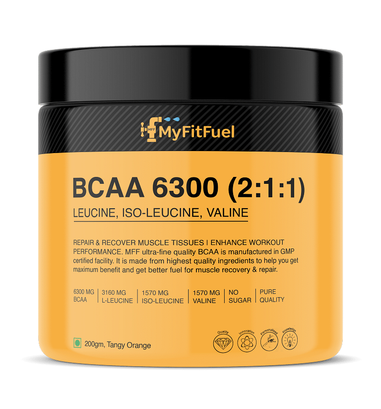 

MyFitFuel BCAA 6300 2:1:1 (200 gm) Tangy Orange