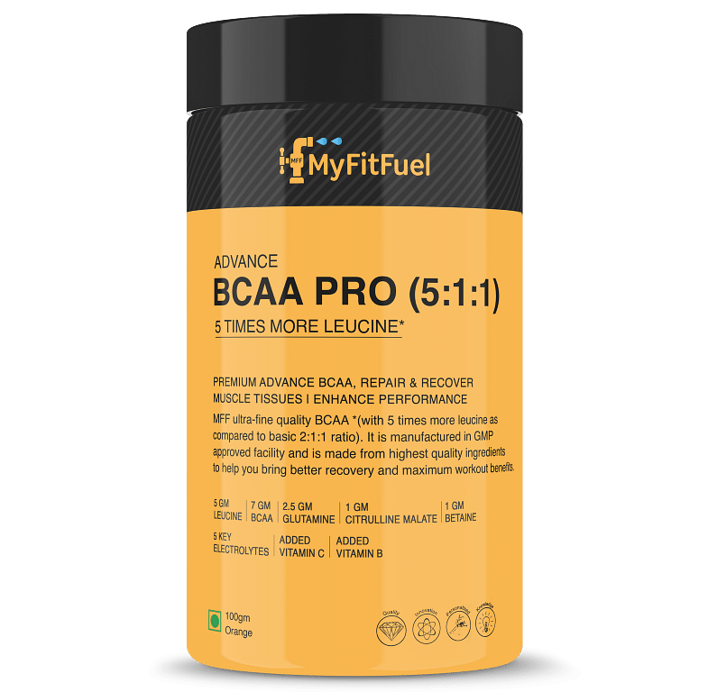 

MyFitFuel BCAA 5:1:1 (100 gm) Tangy Orange