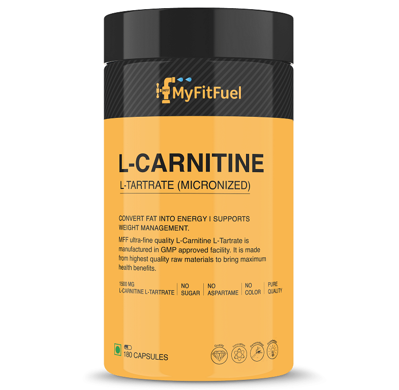 

MyFitFuel L-Carnitine L-Tartrate (1500mg) 180 Capsules